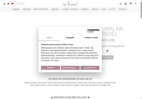 So linen! Monika Różańska Nina Wojciechowska s.c.
